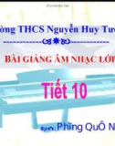 Bài giảng âm nhạc lớp 8