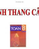 Bài giảng môn Hình học lớp 8 - Bài 3: Hình thang cân