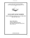 Sáng kiến kinh nghiệm THCS: Kinh nghiệm ôn thi môn Ngữ văn 9 phần Thơ hiện đại Việt Nam