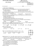 Đề khảo sát chuyên đề lần 2 năm 2018 môn Vật lí lớp 11 - THPT Tam Dương - Mã đề 743