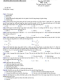 Đề thi khảo sát chất lượng lần 4 môn Vật lí lớp 11 năm 2018 - THPT Nguyễn Viết Xuân - Mã đề 308