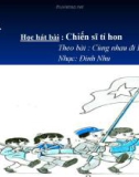 Bài giảng Âm nhạc 2 bài 13: Học hát Chiến sĩ tí hon