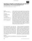 Báo cáo khoa học: Quantitative estimation of channeling from early glycolytic intermediates to CO2 in intact Escherichia coli