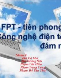 Đề tài: FPT - tiên phong về công nghệ điện toán đám mây