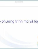 Hệ phương trình mũ và logarit