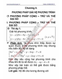 Kỹ năng và tư duy giải toán Hệ phương trình (Tập 1): Phần 2