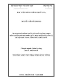 Tóm tắt Luận văn Thạc sĩ Quản lý công: Áp dụng hệ thống quản lý chất lượng theo tiêu chuẩn ISO 9001-2008 tại Ủy ban nhân dân cấp xã, huyện Phú Vang, tỉnh Thừa Thiên Huế