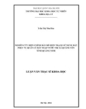 Luận văn Thạc sĩ Khoa học: Nghiên cứu hiện chỉnh bản đồ hiện trạng sử dụng đất phục vụ quản lý đất ngập nước thị xã Quảng Yên tỉnh Quảng Ninh