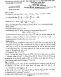 Đề thi chọn đội tuyển HSG THPT môn Toán 12 năm 2018-2019 - Sở GD&ĐT Thành phố Hồ Chí Minh