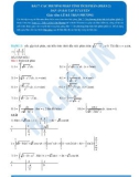 Toán 12: Các phương pháp tính tích phân-P2 (Đáp án Bài tập tự luyện) - GV. Lê Bá Trần Phương