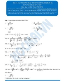 Toán 12: Các phương pháp tính nguyên hàm-P3 (Đáp án Bài tập tự luyện) - GV. Lê Bá Trần Phương