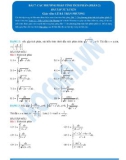 Toán 12: Các phương pháp tính tích phân-P2 (Bài tập tự luyện) - GV. Lê Bá Trần Phương