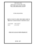 Tóm tắt Luận án tiến sĩ Kinh tế: Những vấn đề của đồng tiền chung châu Âu hiện nay và một số hàm ý cho Đông Nam Á
