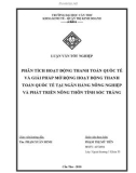 PHÂN TÍCH HOẠT ĐỘNG THANH TOÁN QUỐC TẾ VÀ GIẢI PHÁP MỞ RỘNG HOẠT ĐỘNG THANH TOÁN QUỐC TẾ