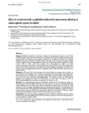 Báo cáo y học: Effect of corticosteroids on phlebitis induced by intravenous infusion of antineoplastic agents in rabbits