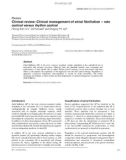 Báo cáo khoa học: Clinical review: Clinical management of atrial fibrillation – rate control versus rhythm control