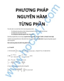 Phương pháp tính tích phân bằng nguyên hàm từng phần (Phần 2)