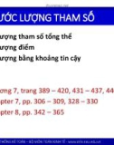 Bài giảng Lý thuyết xác suất và thống kê toán: Bài 8 - ĐH Kinh tế Quốc dân