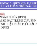 Bài giảng Xác suất thống kê: Chương 2 - ThS. Trần Thị Minh Tâm