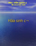 HÓA SINH CƠ