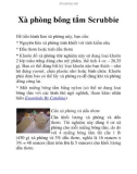 Xà phòng bông tắm Scrubbie