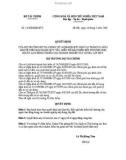 Quyết định số 14/2004/QĐ-BTC