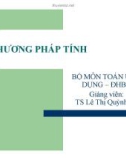 Bài giảng Phương pháp tính - Chương 0: Số gần đúng và sai số