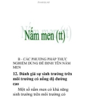 nấm men (tt)