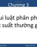 Bài giảng Xác suất thống kê: Chương 3a – Nguyễn Văn Tiến