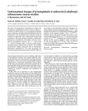 Báo cáo khóa học: Conformational changes of b-lactoglobulin in sodium bis(2-ethylhexyl) sulfosuccinate reverse micelles A ﬂuorescence and CD study