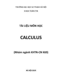 Tài liệu môn học Calculus