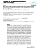 báo cáo hóa học: New views on the hypothesis of respiratory cancer risk from soluble nickel exposure; and reconsideration of this risk's historical sources in nickel refineries