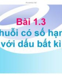 Bài giảng Toán cao cấp 2: Bài 1.3