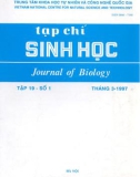 Tạp chí Sinh học: Tập 19 - Số 1 (Tháng 3 - 1997)