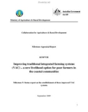 Báo cáo khoa học định kỳ: Improving traditional integrated farming systems (VAC) – a new livelihood option for poor farmers in the coastal communities (Milestone 5)