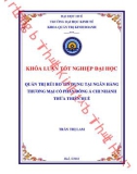 Khóa luận tốt nghiệp: Quản trị rủi ro tín dụng tại Ngân hàng Thương mại cổ phần Đông Á chi nhánh Thừa Thiên Huế