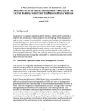 Báo cáo khoa học nông nghiệp A PRELIMINARY EVALUATION OF ADOPTION AND IMPLEMENTATION OF BETTER MANAGEMENT PRACTICES IN THE CATFISH FARMING INDUSTRY IN THE MEKONG DELTA, VIETNAM 