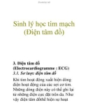 Sinh lý học tim mạch (Điện tâm đồ)