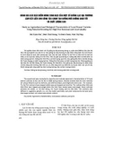 Đánh giá các đặc điểm nông sinh học của một số giống lạc địa phương làm vật liệu cho công tác chọn tạo giống mới chịu tốt và chất lượng cao