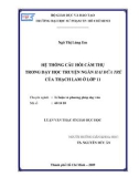 Luận văn Thạc sĩ Giáo dục học: Hệ thống câu hỏi cảm thụ trong dạy học truyện ngắn Hai đứa trẻ của Thạch Lam ở lớp 11