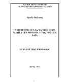 Luận văn Thạc sĩ Khoa học: Ảnh hưởng của Ga và thời gian nghiền lên phổ hóa tổng trở của LaNi5