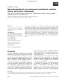 Báo cáo khoa học: Natural polyphenols as proteasome modulators and their role as anti-cancer compounds