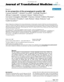 báo cáo hóa học: In vivo properties of the proangiogenic peptide QK