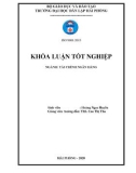 Khóa luận tốt nghiệp Tài chính ngân hàng: Một số giải pháp nâng cao hiệu quả huy động vốn tiền gửi tại ngân hàng Nông nghiệp và phát triển nông thôn Việt Nam – chi nhánh Nam Am – Đông Hải Phòng