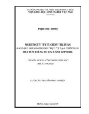 Luận án tiến sĩ Nông nghiệp: Nghiên cứu tuyển chọn vi khuẩn Bacillusthuringiensis phục vụ tạo chế phẩm diệt côn trùng bộ hai cánh (Diptera)