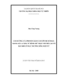 Luận văn Thạc sĩ Khoa học: Ảnh hưởng của phonon giam cầm lên hệ số Hall trong dây lượng tử hình chữ nhật với thế cao vô hạn khi có mặt trường sóng điện từ