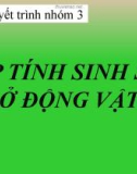 Bài thuyết trình Tập tính sinh sản ở động vật - Nhóm 3