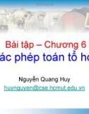 Bài tập Các phép toán tổ hợp - Nguyễn Quang Huy