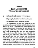 Giáo trình Quản lý nhà nước về dân tộc và tôn giáo: Phần 2