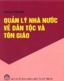 Giáo trình Quản lý nhà nước về dân tộc và tôn giáo: Phần 1